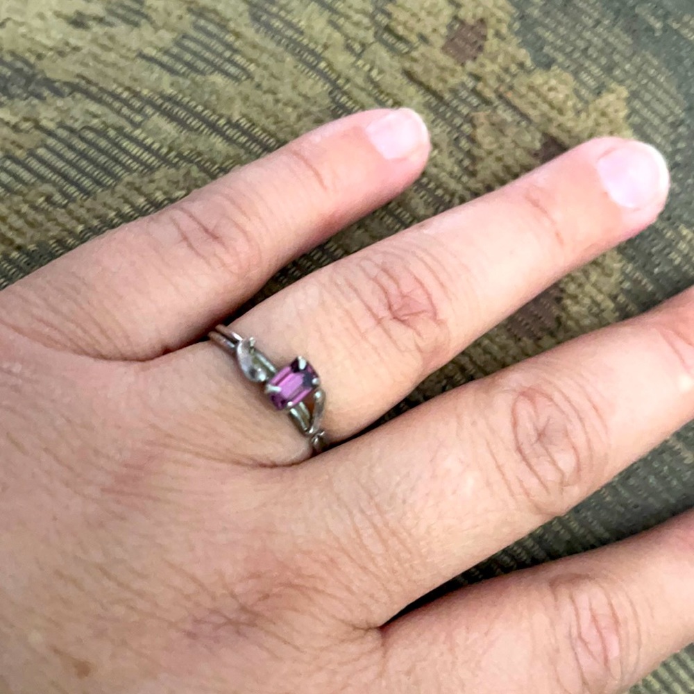Ring sterling espo vintage